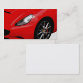 ~Red Sportscar~ CARTE DE VISITE, CUSTOMISEZ IT! (Devant / Derrière)