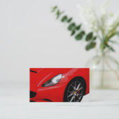 ~Red Sportscar~ CARTE DE VISITE, CUSTOMISEZ IT! (Debout devant)