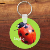 Red Spotted Ladybug Sleutelhanger (Voorkant)