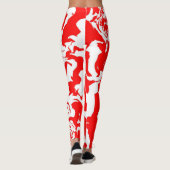 Red Spray Leggings (Achterkant)