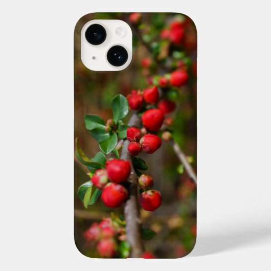 Red Spring Buds iPhone Case (Achterkant)