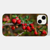 Red Spring Buds iPhone Case (Achterkant (horizontaal))