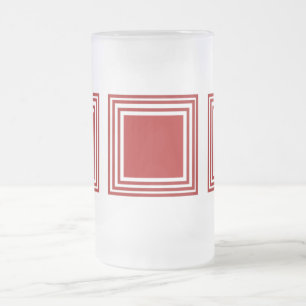 RED SQUARE GLASS-MOK MATGLAS BIERPUL