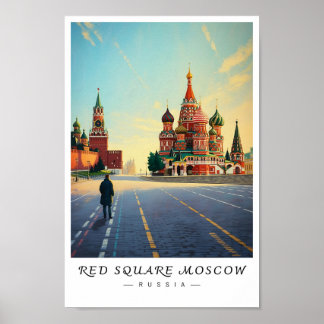 Red Square Moscow Russia Wall Art, Cityscape  Poster