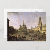 Red Square, Moskou, 1801 Briefkaart (Voorkant / Achterkant)