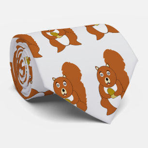 Red Squirrel Design Stropdas