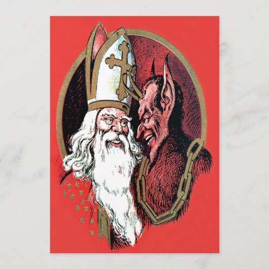 Red St Nicholas Krampus (Voorkant)