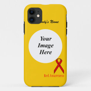 Red Standard Ribbon door Kenneth Yoncich iPhone 11 Hoesje