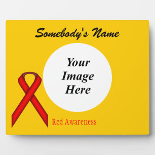 Red Standard Ribbon Sjabloon door Kenneth Yoncich Fotoplaat