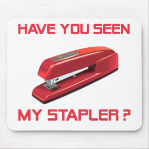 Red Stapler Mousepad Muismat