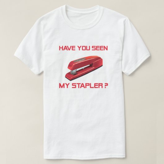 Red Stapler T-Shirt (Design voorkant)
