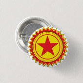 Red Star-badge Ronde Button 3,2 Cm (Voorkant /achterkant)