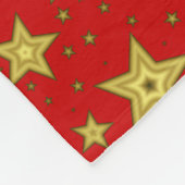 Red star blanket fleece deken (Hoek)