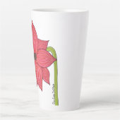 Red Star Flower Latte Mok (Voorkant)