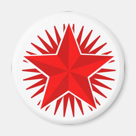 Red Star Magnet Magneet (Voorkant)