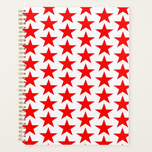 Red Star Patroon Planner (Voorkant)