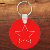 Red Star Sleutelhanger (Voorkant)