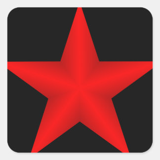 Red Star Sticker Sticker