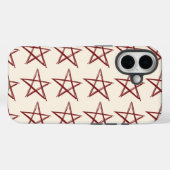 Red Stars Aesthetic Cool Case-Mate iPhone Case (Achterkant (horizontaal))