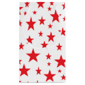 Red Stars Gift Bag Klein Cadeauzakje (Achterkant)
