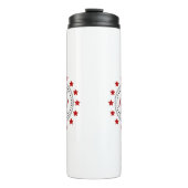 Red Stars Monogram Thermosbeker (Voorkant)