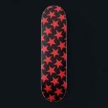 Red Stars Skateboard - Couleurs personnalisées<br><div class="desc">Étoiles rouges</div>