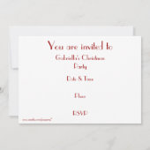 Red Stars uitnodiging wit (Achterkant)