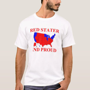 Red Stater en Proud T-shirt