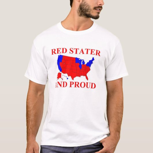 Red Stater en Proud T-shirt (Voorkant)