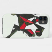 Red Stealth Hoesje-Mate iPhone Case (Achterkant (horizontaal))