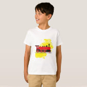 Red Steam Engine T-shirt (Voorkant volledig)