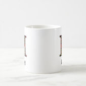 Red Stewart Plaid Monogram H Mug (Centre)