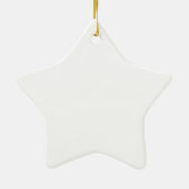 Red Stick Figuur Girl Afstuderen Keramisch Ornament (Achterkant)