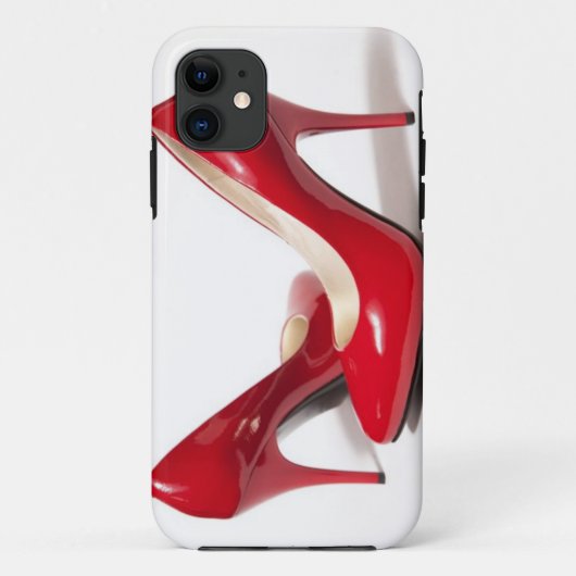 Red Stiletto heelt Iphone 5 & 5s Hoesje mobiele te (Achterkant)