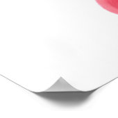 Red Stiletto Shoe en Kiss Poster (Hoek)