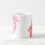 Red Strawberry Illustration Mok (Center)