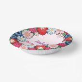 Red Strawberry roze verjaardagsfeestje voor kinder Papieren Kommen (Gebogen)