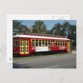 Red Streetcar Briefkaart (Voorkant / Achterkant)