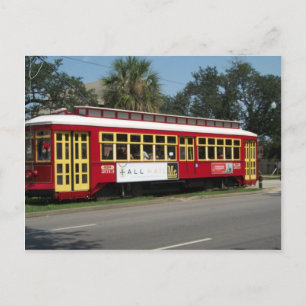 Red Streetcar Briefkaart