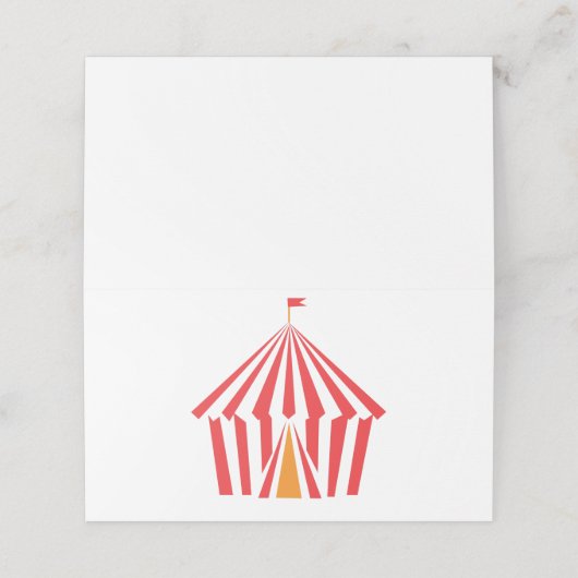 Red Stripe Tent (Buitenkant ongevouwen)
