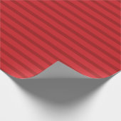 Red Stripes kerstinpakpapier Cadeaupapier (Hoek)