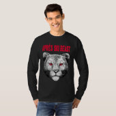 Red Style Apres Ski Snow Leopard T-shirt (Voorkant volledig)