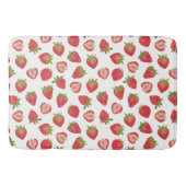 Red Summer Strawberry Pattern Badmat (Voorkant)