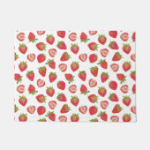 Red Summer Strawberry Pattern Deurmat (Voorkant)
