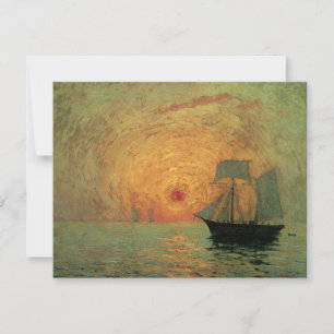 Red Sun door Maxime Maufra,  impressionisme