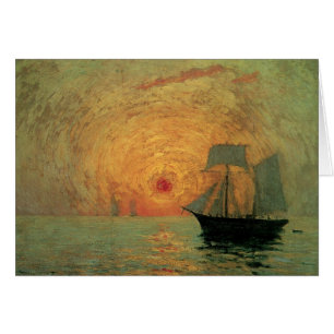 Red Sun door Maxime Maufra,  impressionisme