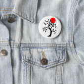 Red Sun Tree Button (In situ)