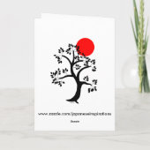 Red Sun Tree Kaart (Achterkant)