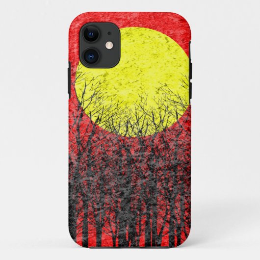 Red Sunset | Abstract schilderen #2 Case-Mate iPhone Case (Achterkant)
