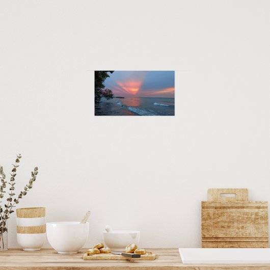 Red Sunset Print (Keuken)